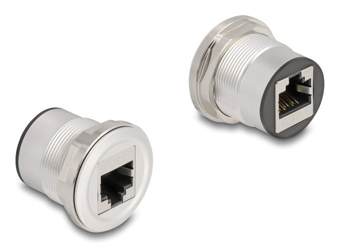 Rj45 Einbaubuchse Kupplung Cat.6 Stp Aluminium