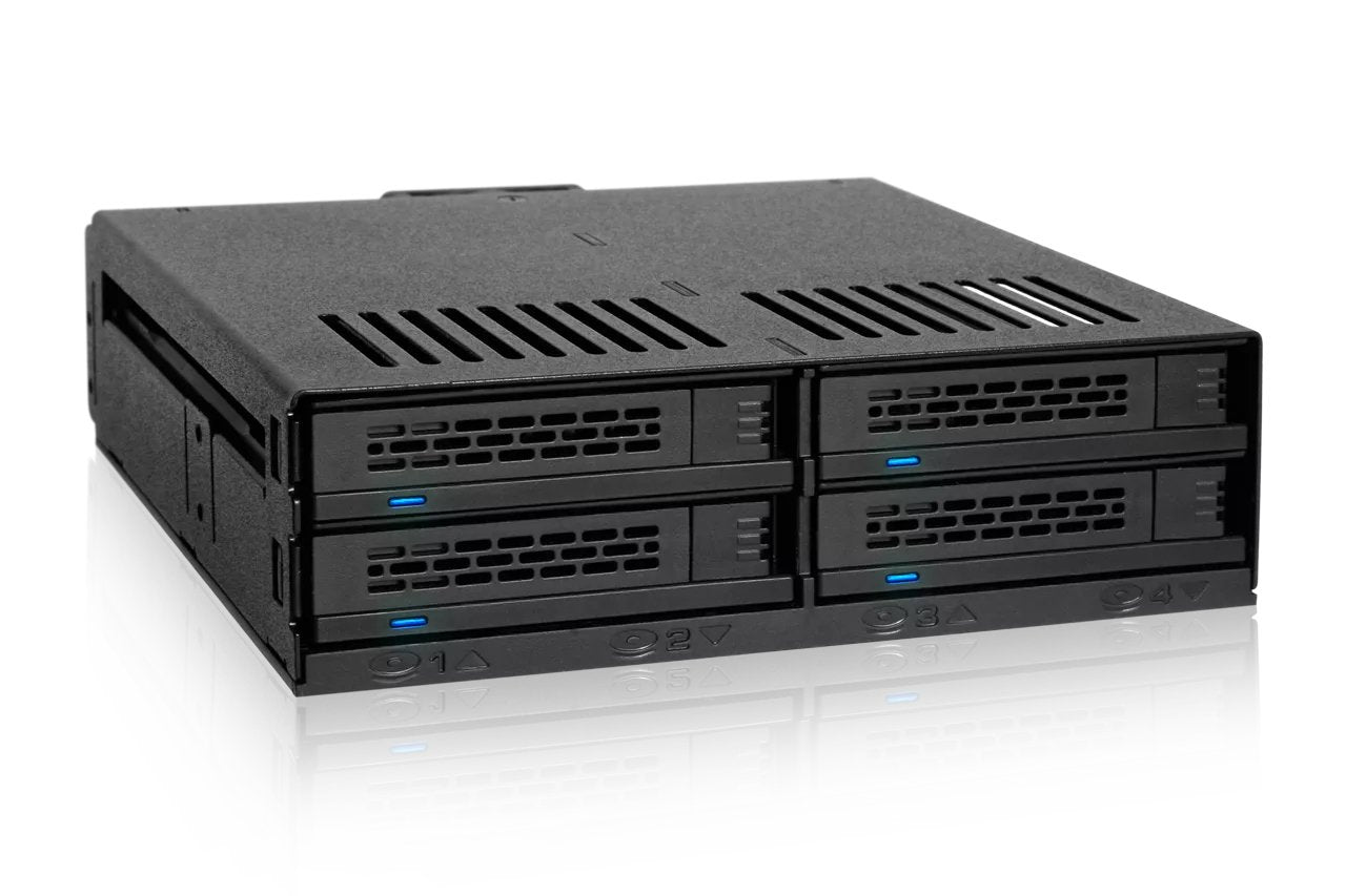 Icy Dock Mb324sp-B Unidad De Disco Multiple Escritorio Negro