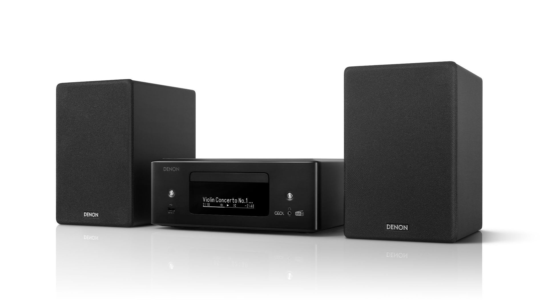 Denon Ceol N12dab Black Minicadena 2x65w Con Altavoces