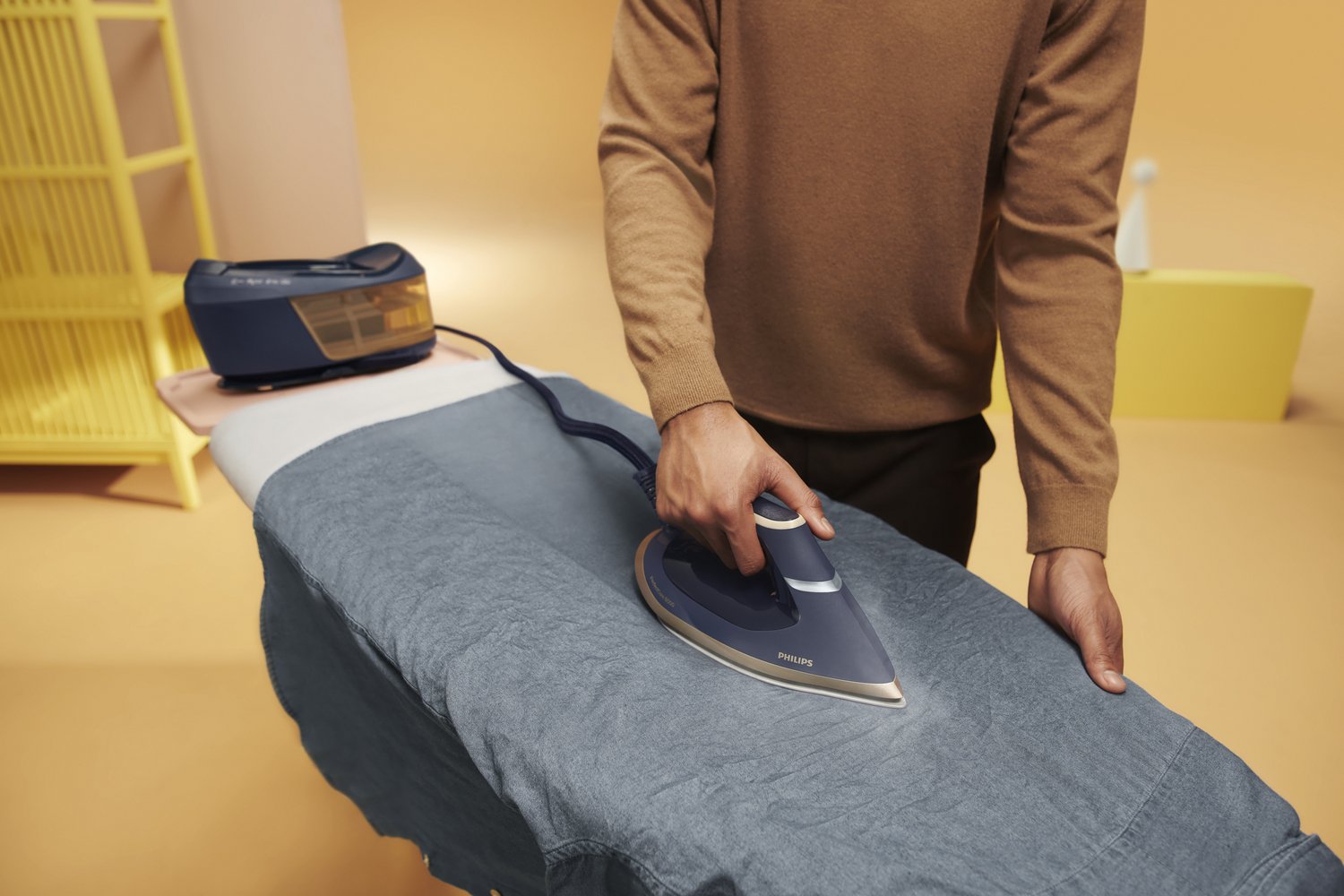 EAN 8720389004896 - Philips PSG6066/20 estación plancha al vapor 2400 W 1,8 L SteamGlide Advanced Azul, Oro imagen 15