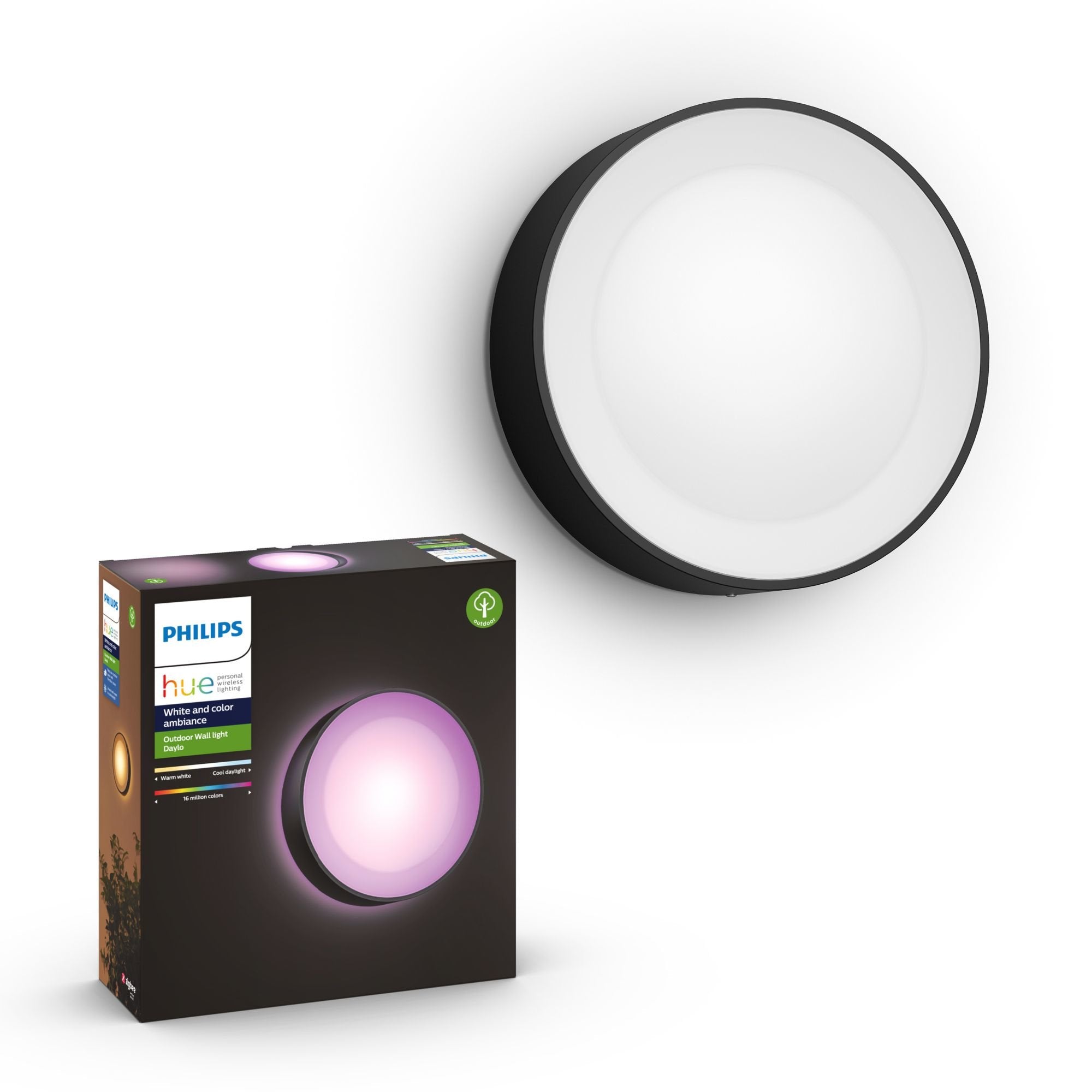 Philips Hue White And Color Ambiance Aplique Mural Para Exteriores Daylo
