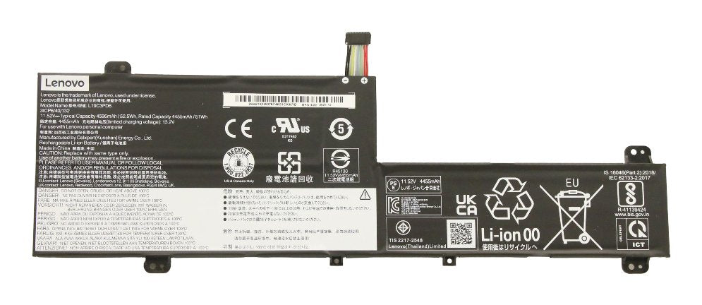Lenovo Battery Cp/B L19c3pd6 11.52v52.5wh3cell