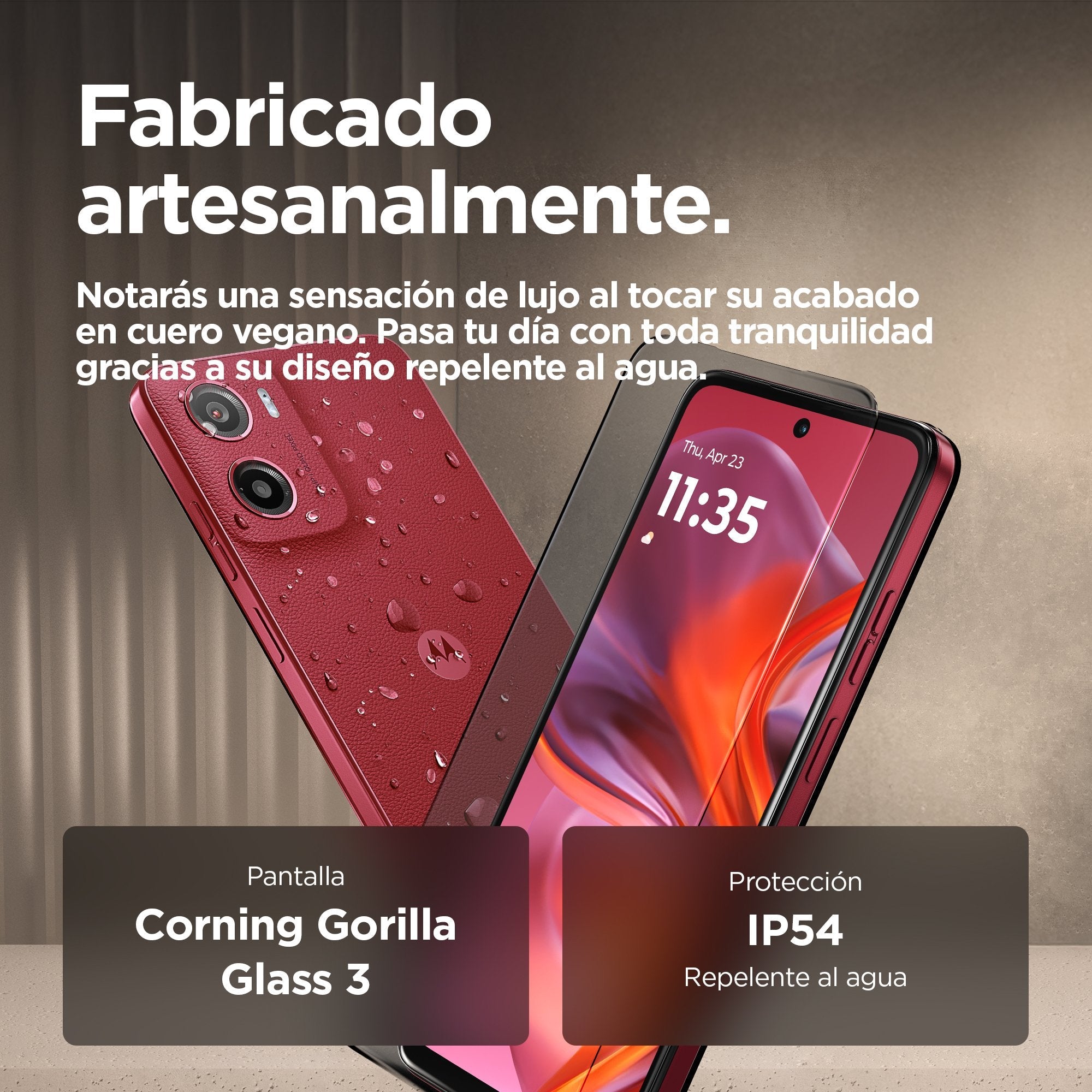 EAN 840023290596 - Motorola moto g05 16,9 cm (6.67") SIM doble Android 15 4G USB Tipo C 4 GB 128 GB 5200 mAh Rojo imagen 16