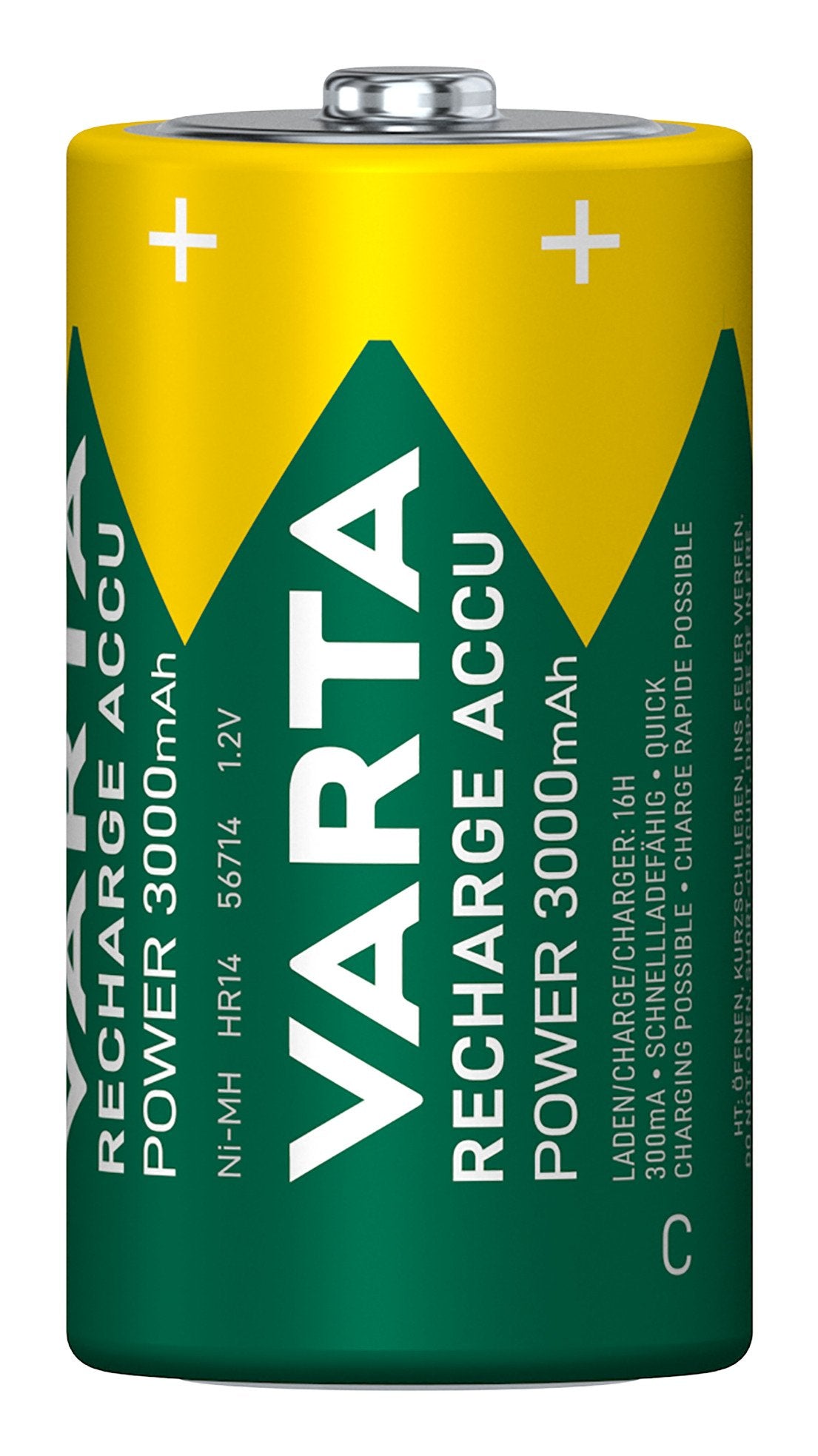 EAN 4008496133529 - Varta 56714 101 412 pila doméstica Batería recargable C Níquel-metal hidruro (NiMH) imagen 1