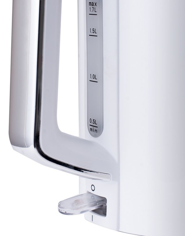 Tetera Concept Rk3170 Eléctrica 1,7 L 2200 W Acero Inoxidable, Blanco