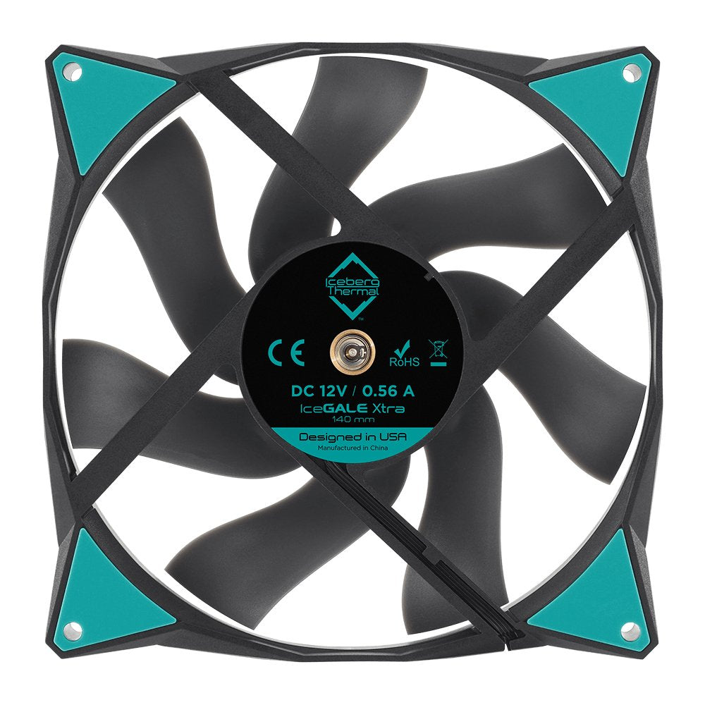 Ventilador Iceberg Thermal Icegale Xtra - 140mm Negro