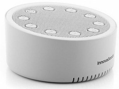Innovagoods Slewel Maquina De Ruido Blanco - Autonomia 60min - Relajacion Con Luz Y Sonido - Bateria 400mah -