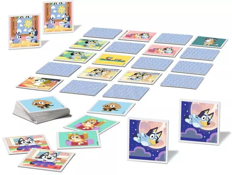 Memoria Ravensburger - Bluey, Juego De Memoria 22646