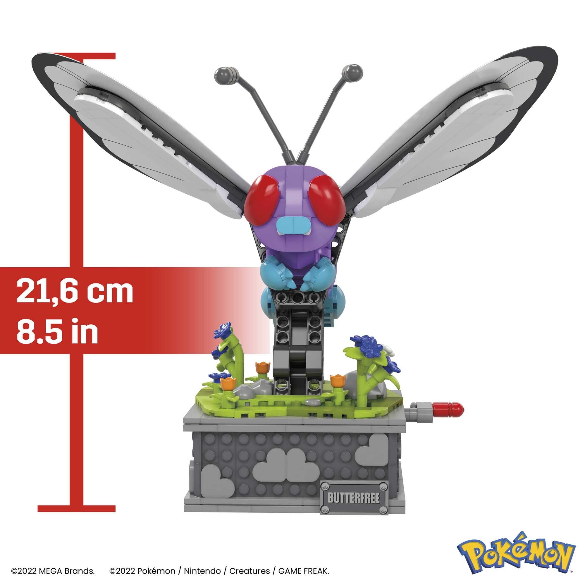 Mega Construx Pokémon Motion Butterfree Kit De Construcción Hkt22
