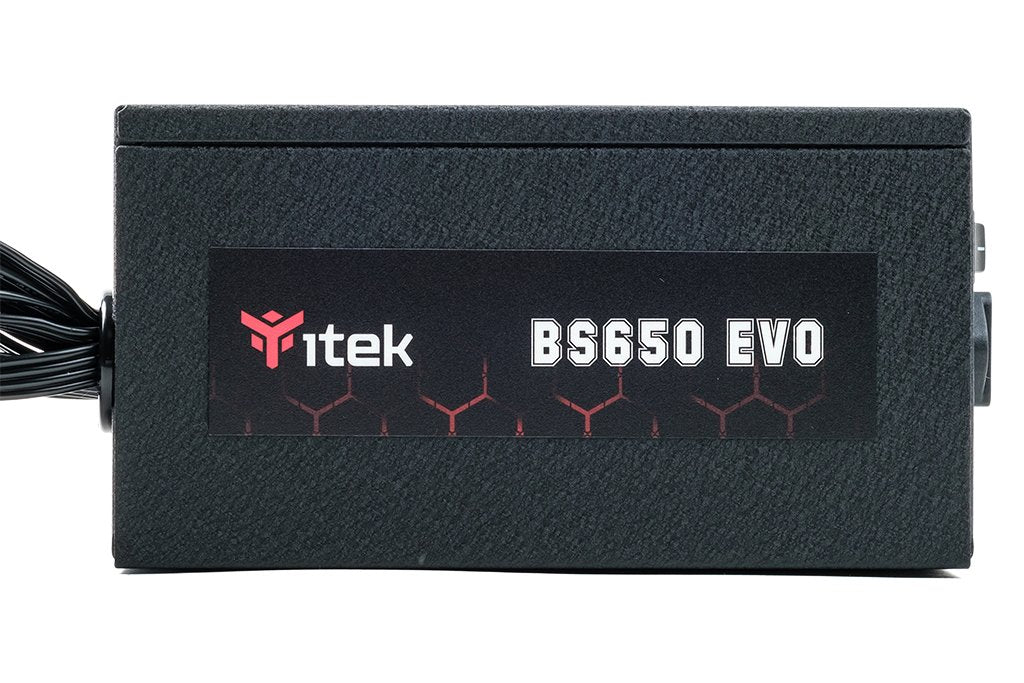 Fuente De Alimentación Itek Bs650 650 W 24-Pin Atx Atx Negro