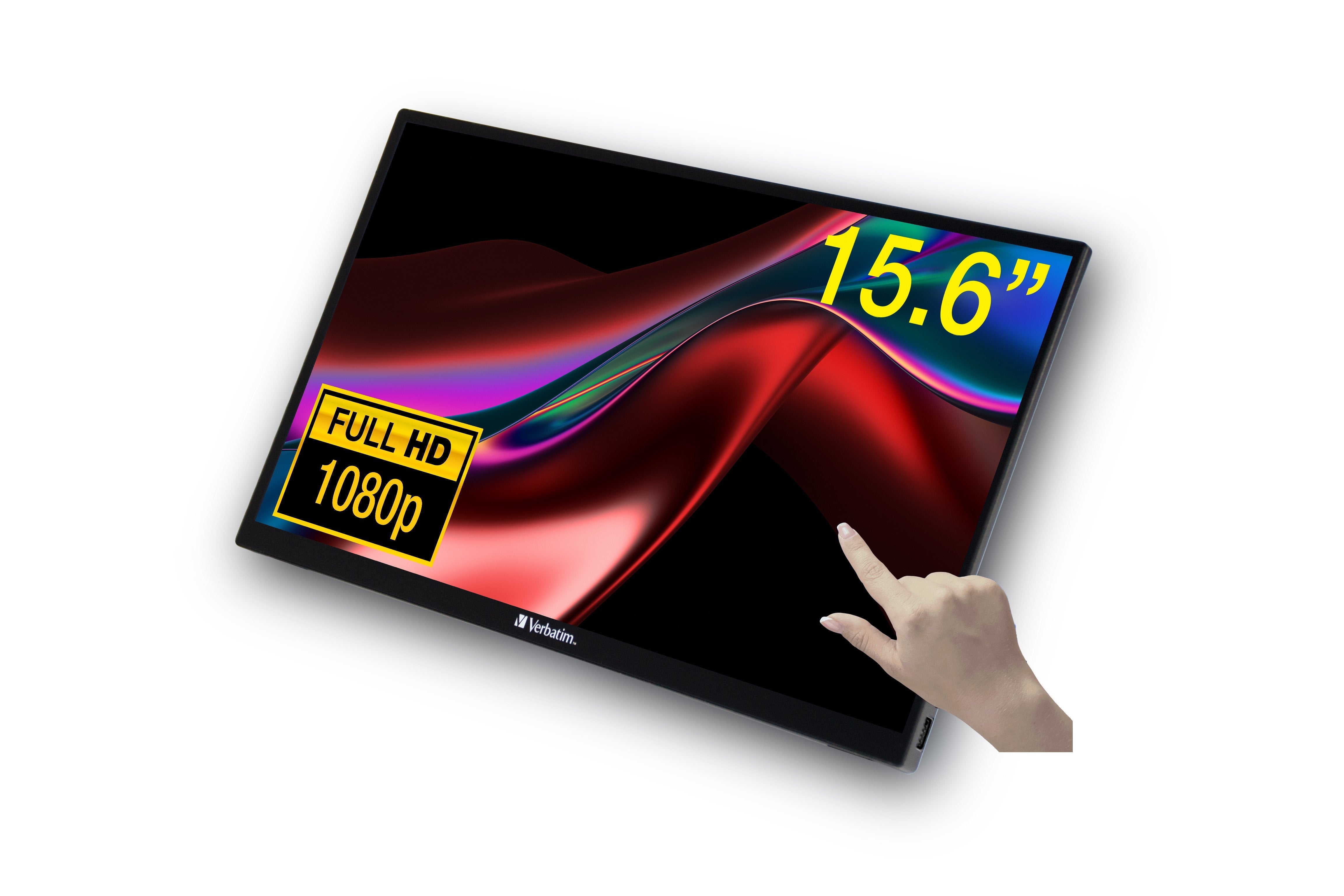 Verbatim Pmt-15 Portable Touchscreen Monitor 15.6" Full Hd 1080p Metal Housing