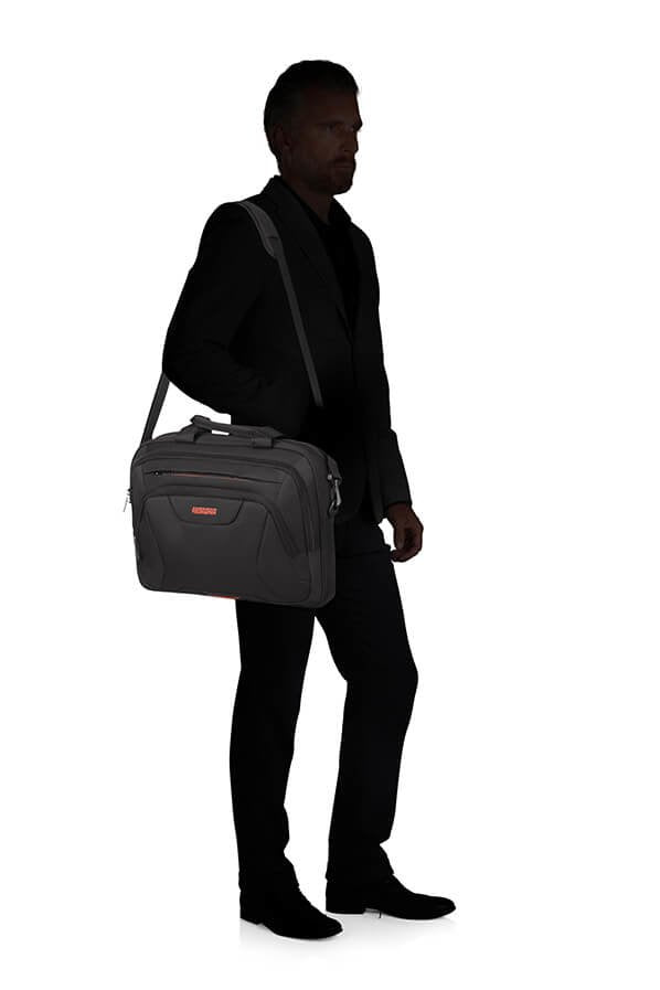 EAN 5414847994340 - American Tourister At Work 39,6 cm (15.6") Maletín Negro, Naranja imagen 3