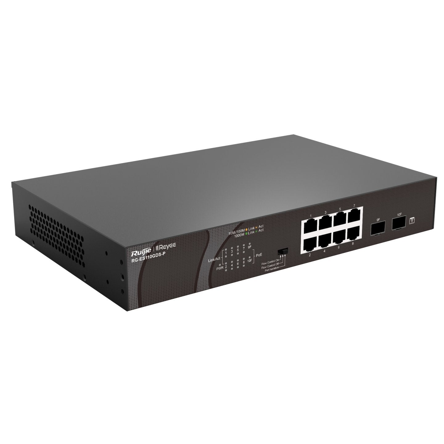 Switch Ruijie Reyee Rg-Es110gds-P 5-Port 10/100 Mbps Desktop Switch