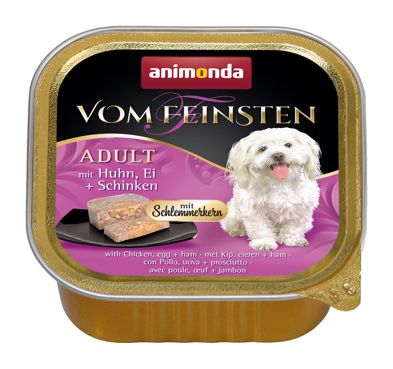 Animonda Vom Feinsten Sabor Clásico: Pollo, Huevo + Jamón 150g