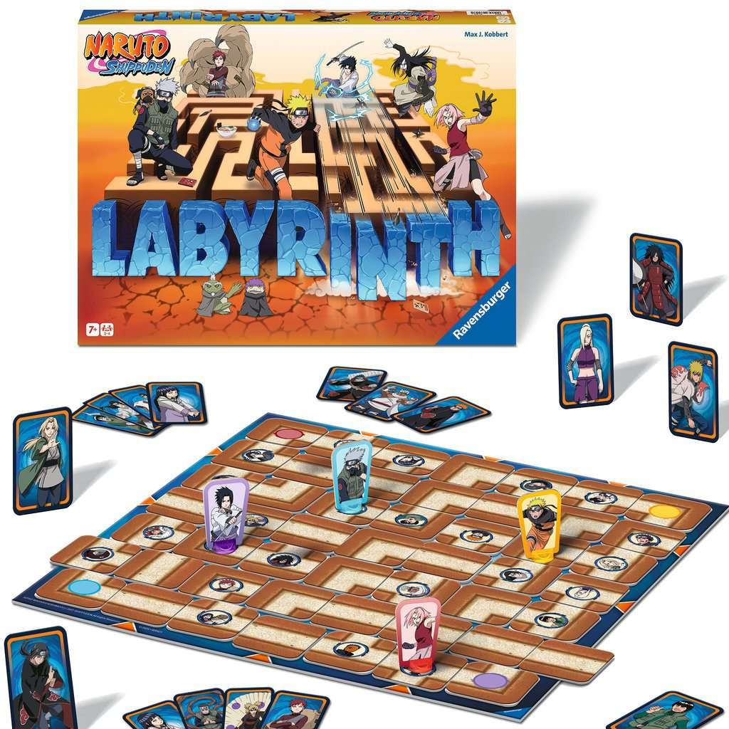 Juego De Mesa Ravensburger Naruto Shippuden Laberinto 27557