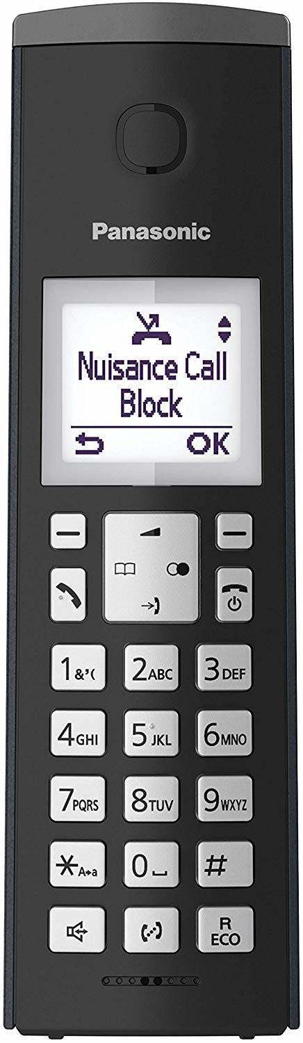 Teléfono Inalámbrico Panasonic Kx-Tgk220gm Negro Mate