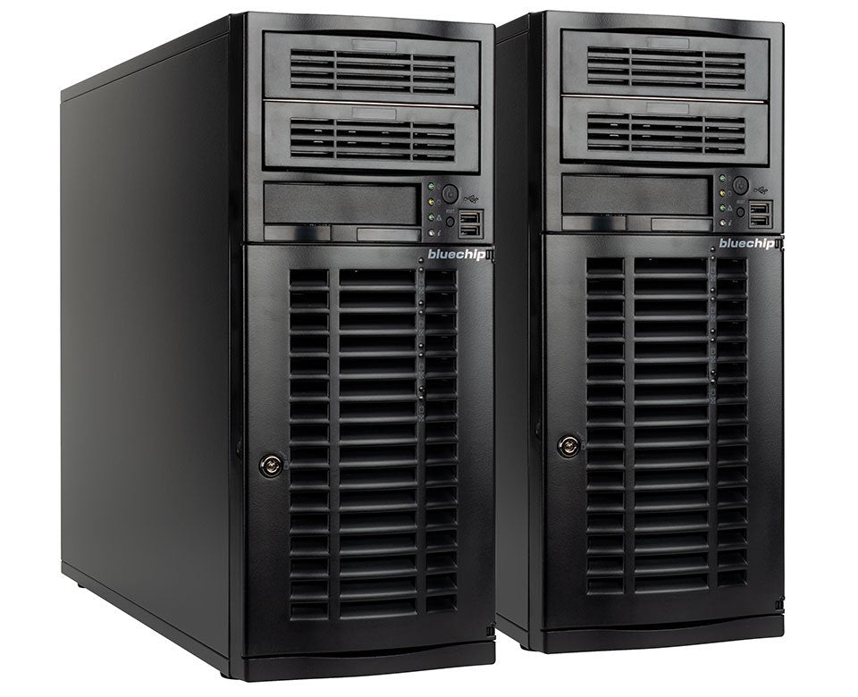 Bluechip Serverline T40331s *Collax Ha-Edition* Tower, Amd Epyc 9124 Procesador / Hasta 3.70 Ghz, 32 Gb Ddr5, Avago 9560-8i, 2 X 960 Gb Ssd, 4 X 10 Gigabit Ethernet, Collax V-Bien (Ausstattung Je Server)