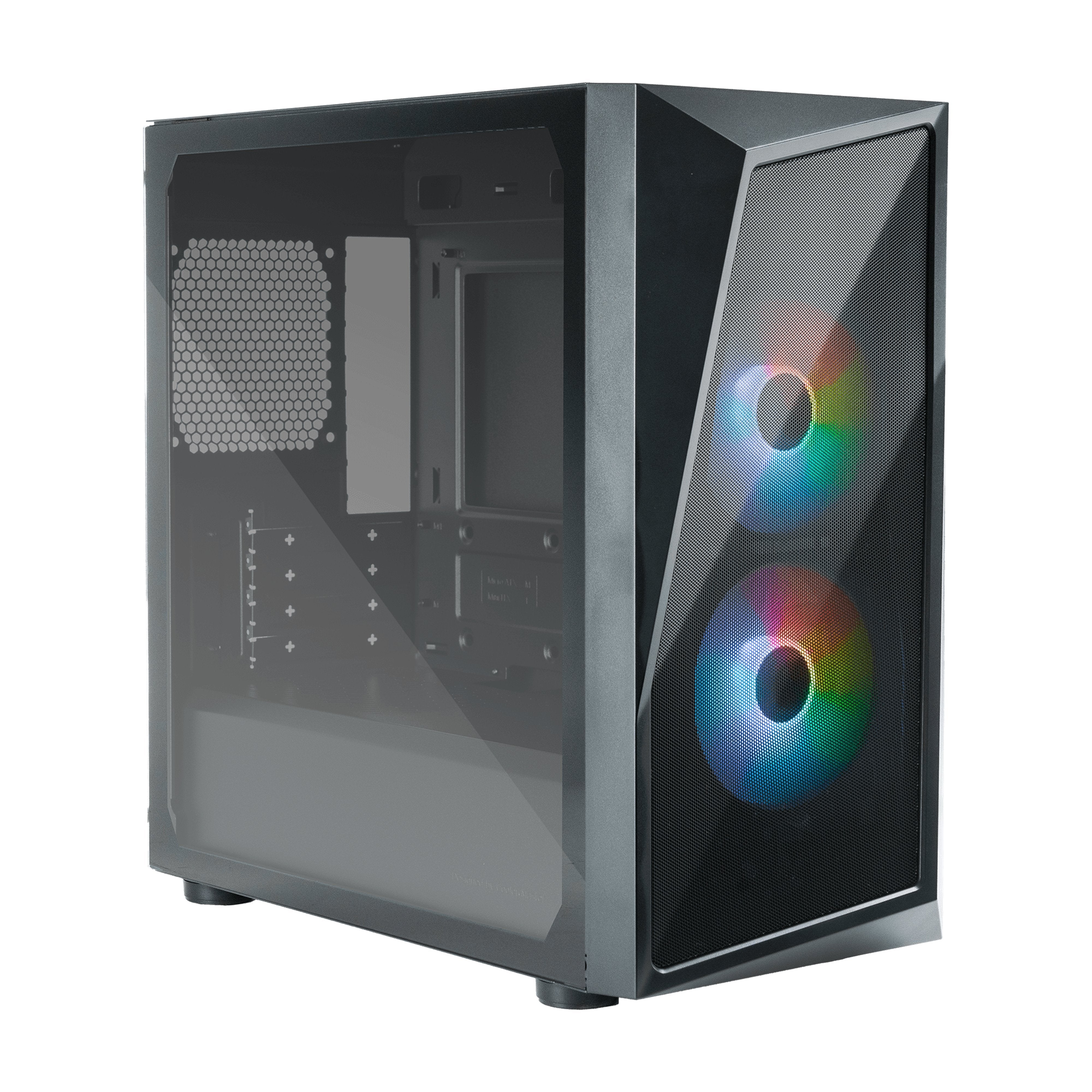 Caja Pc Cooler Master Cmp 320 Argb Negro Cp320-Kgnn-S00