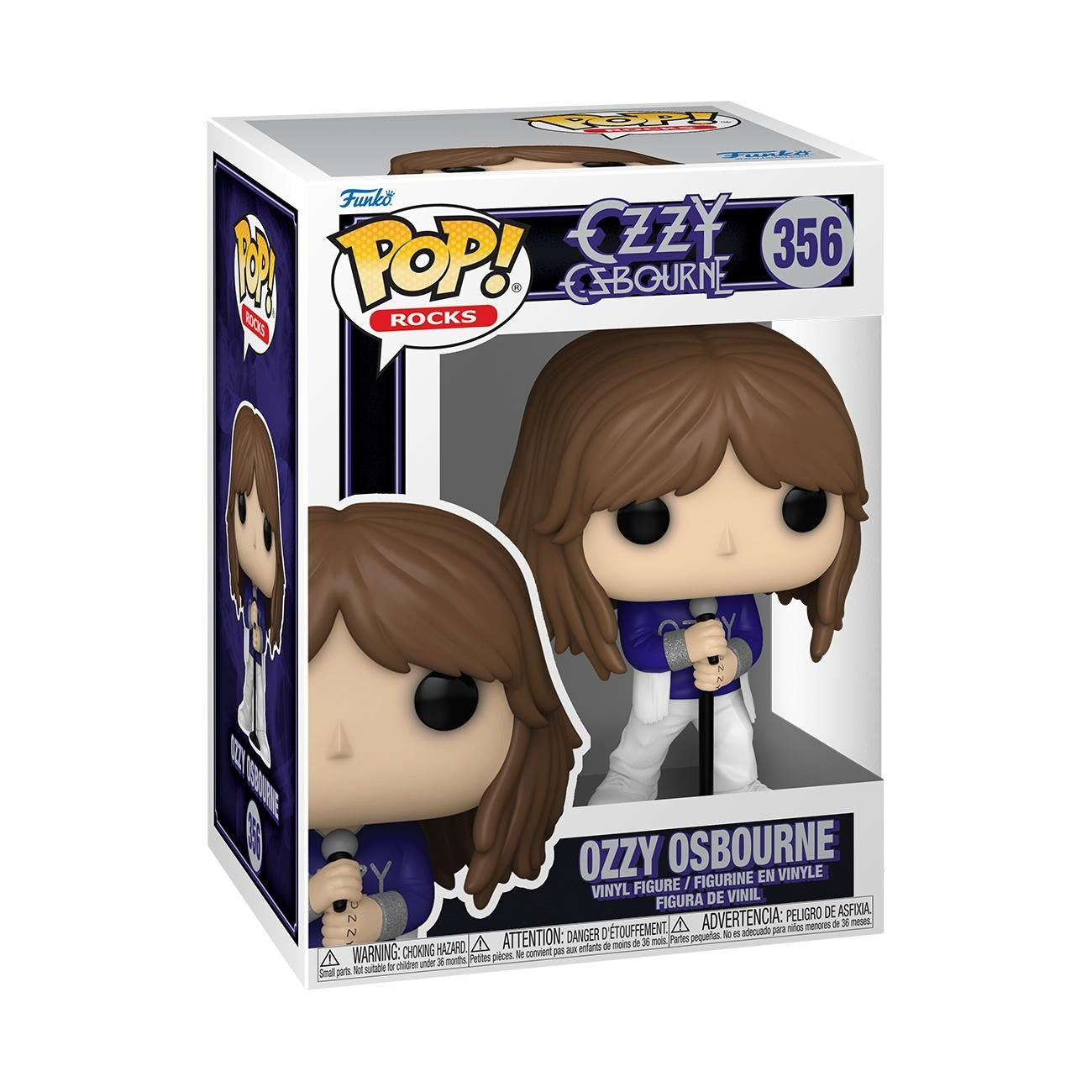 EAN 0889698726078 - FUNKO POP! Ozzy Osbourne in White Fringe Outfit imagen 2