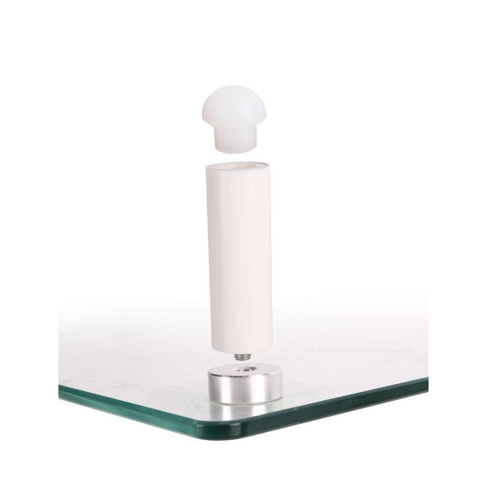 Techly Ica-Ms 461 Soporte De Mesa Para Pantalla Plana 81,3 Cm (32") Independiente Transparente, Blanco