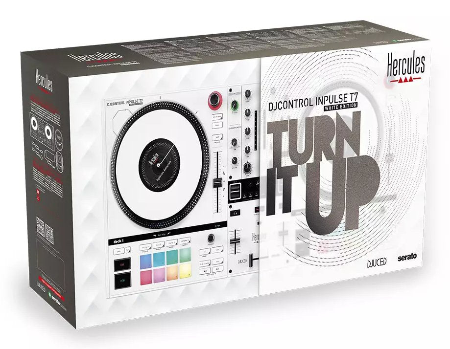 Hercules Djcontrol Impulse T7, White