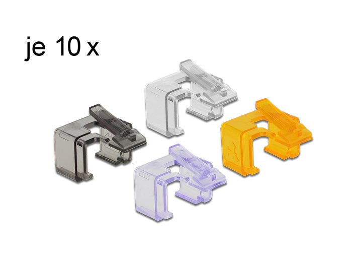 Delock Clip De Reparación Rj45 40 Piezas Set 2 - 86422