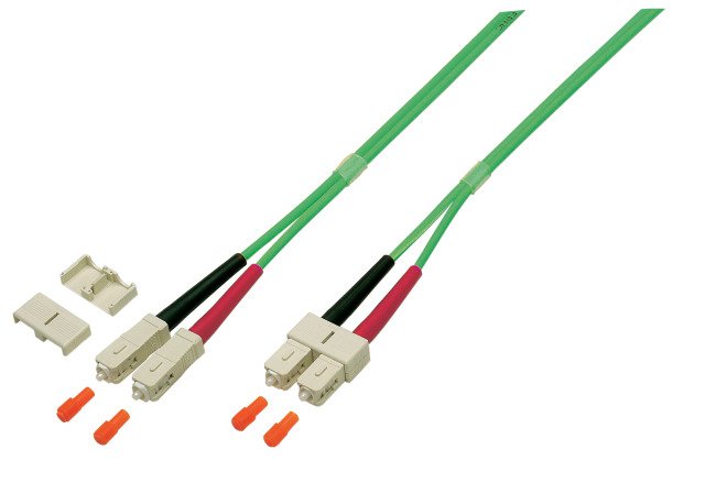 Cable De Fibra Optica Efb Elektronik O0318.0,5om5 0,5 M Sc Lszh Om5 Verde