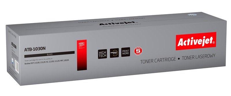 Tóner Activejet Compatible Para Brother Tn-1030 / Tn-1050 - Supreme - 1000 Páginas - Negro)