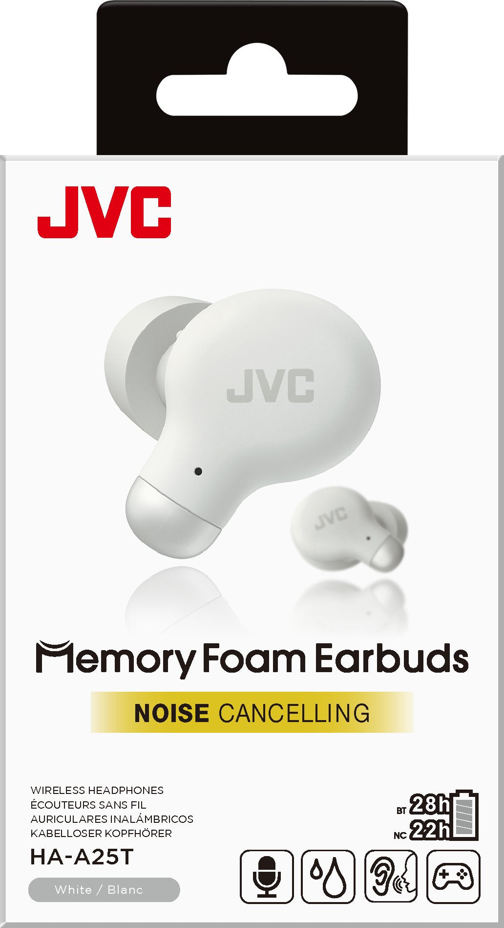 Anc Wireless Earbuds Ha-A25t White