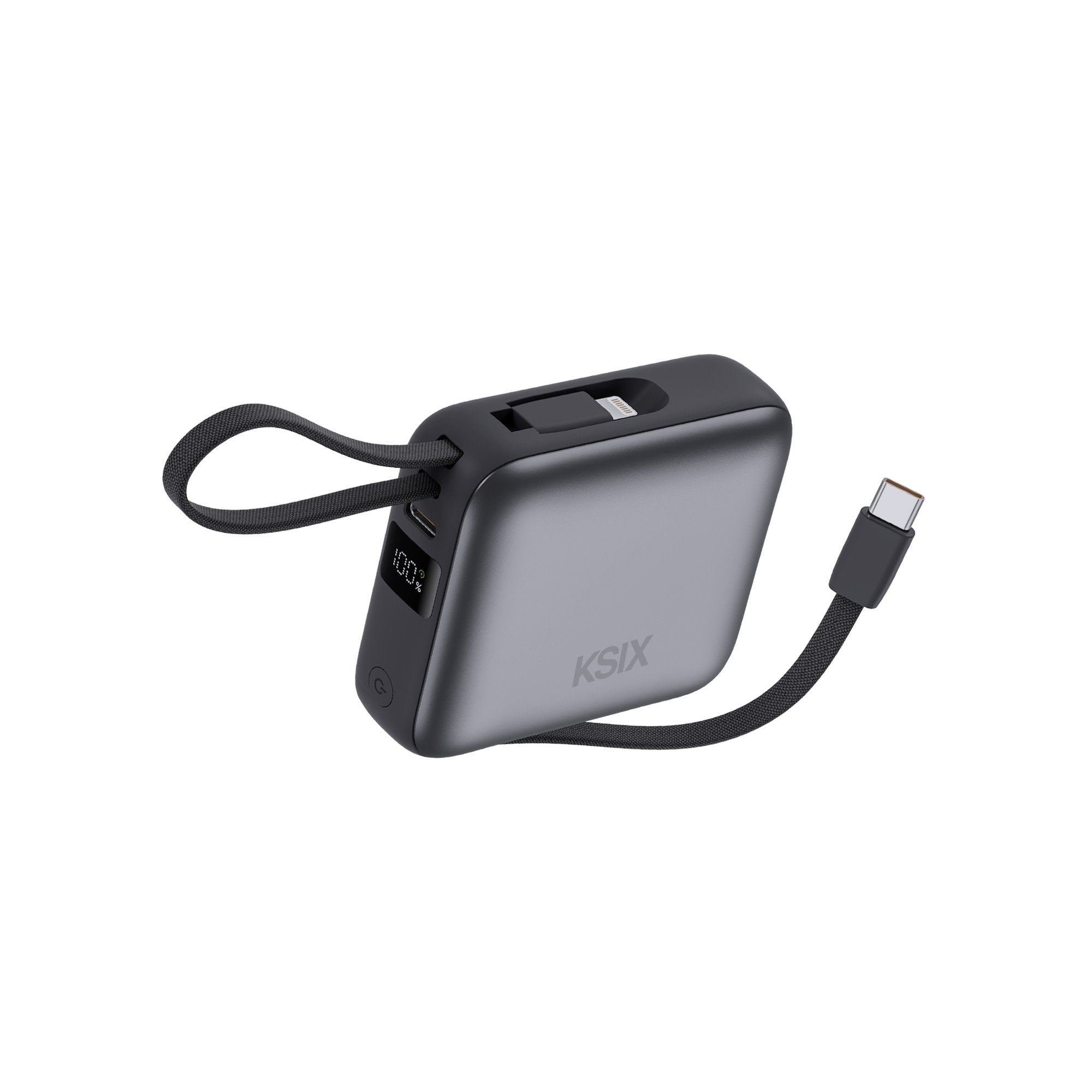 Powerbank Ksix Bpb10pd22intg - 10000mah · 22,5w · Usb Tipo C · Gris