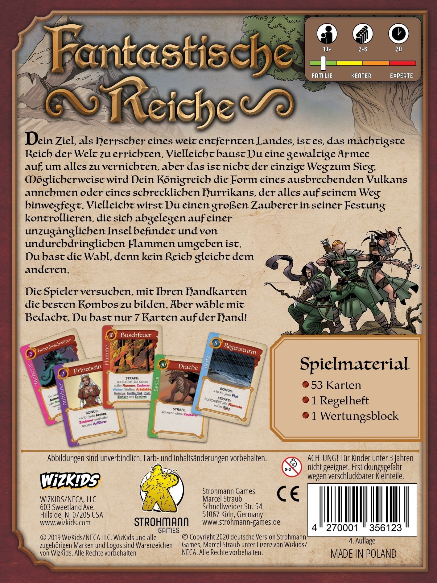 Pegasus Fantástico Imperio, Juego De Cartas Str20001