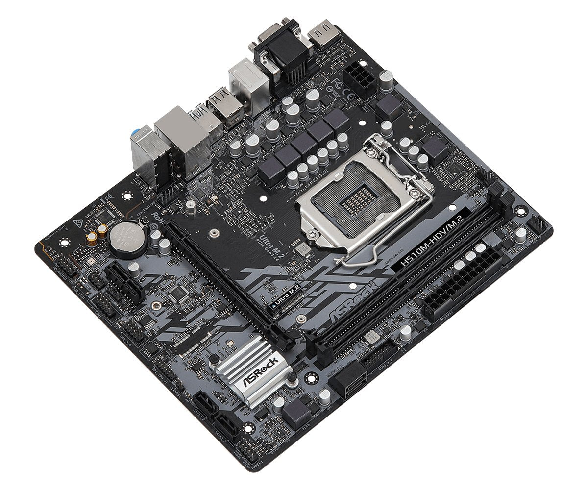 Placa Base Asrock Intel 1200 H510m-Hdv/M.2 M-Atx, 2xd4 3200, Usb3.2, Sata3