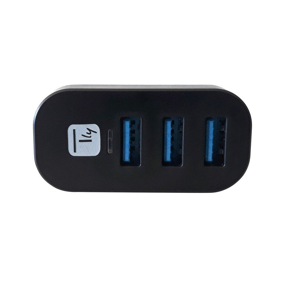 EAN 8059018361766 - Techly IUSB3-HUB3-ROTB hub de interfaz USB 3.2 Gen 1 (3.1 Gen 1) Type-A 5000 Mbit/s Negro imagen 9