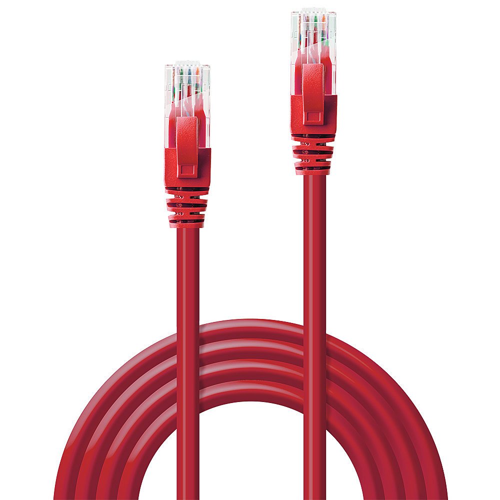 Lindy Cable De Red Cat6 U/Utp Rojo 3.00m