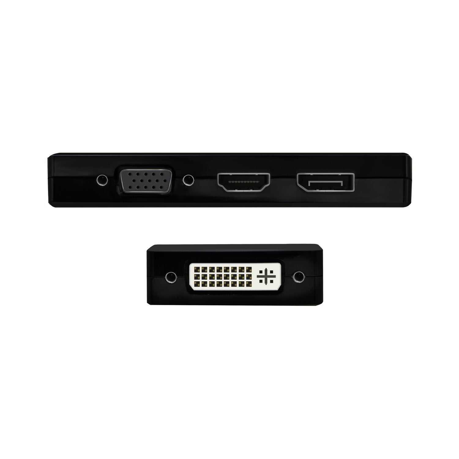 Aisens Conversor Usb-C A Displayport / Dvi / Hdmi / Vga - 15cm - Negro