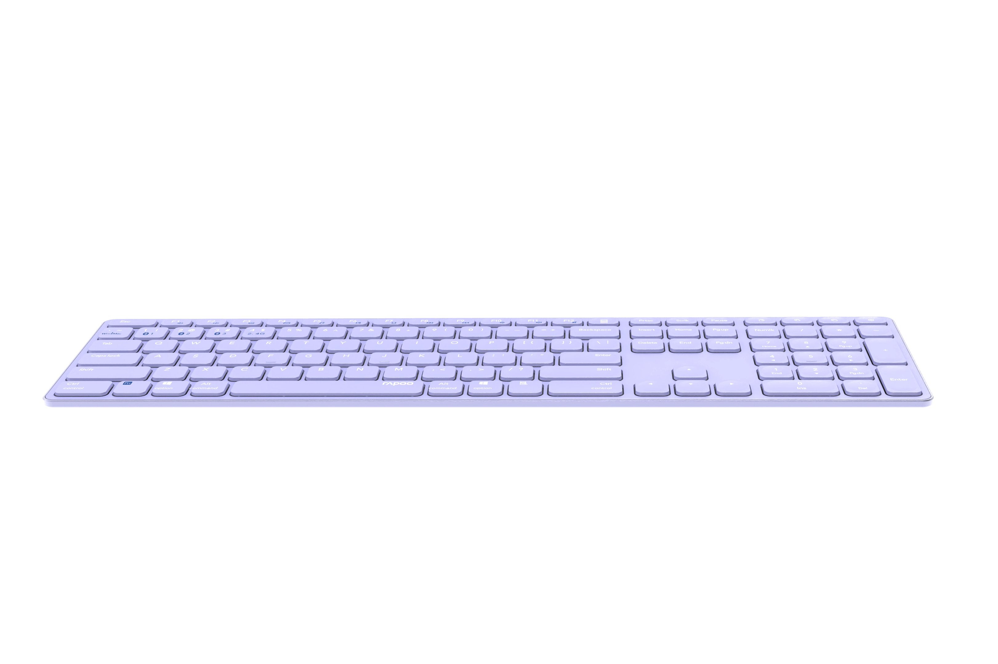 EAN 6940056121585 - Rapoo E9800M teclado Universal Bluetooth QWERTY Púrpura imagen 5