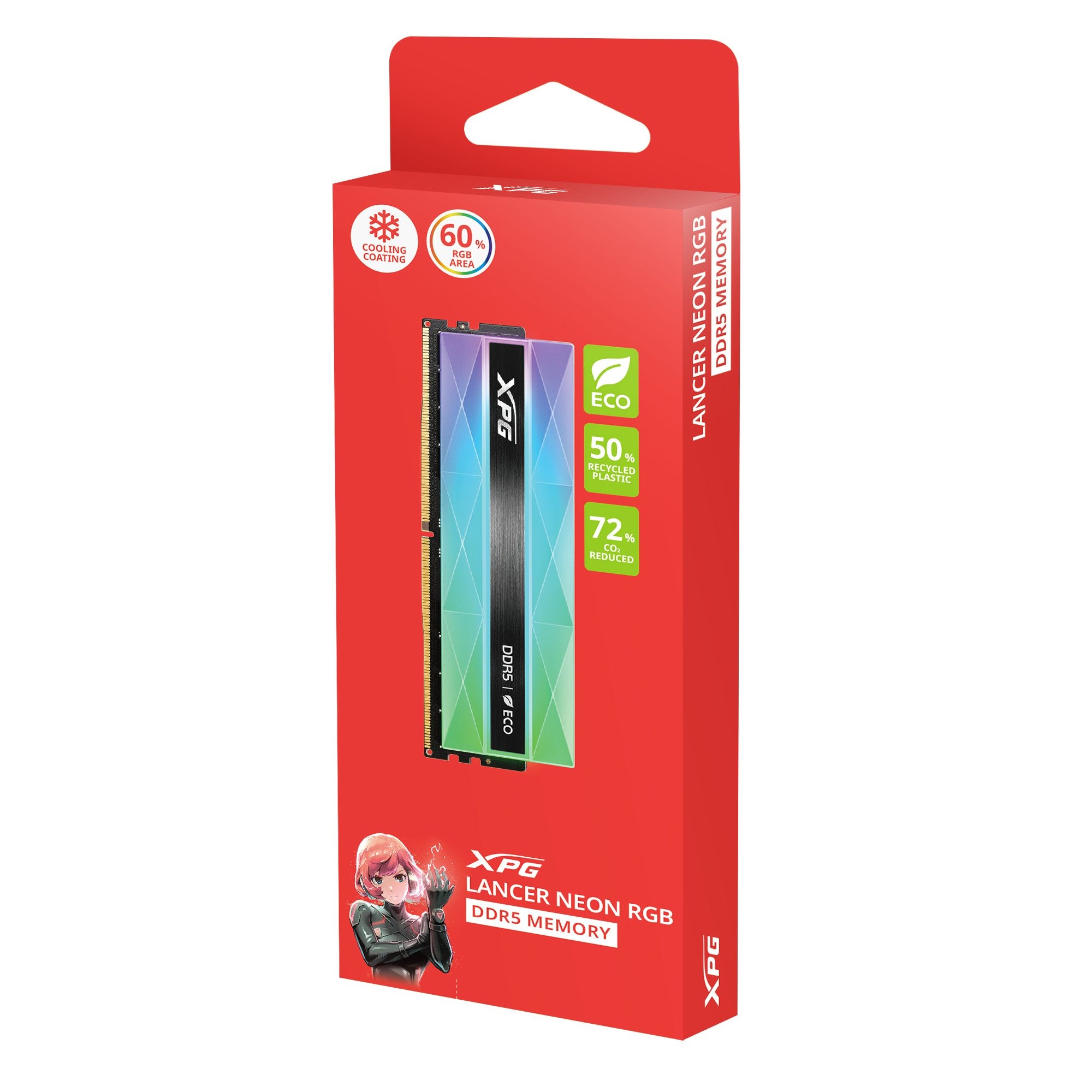 EAN 4711085948960 - XPG LANCER RGB DDR5 módulo de memoria 16 GB 1 x 16 GB 288-pin DIMM ECC imagen 4