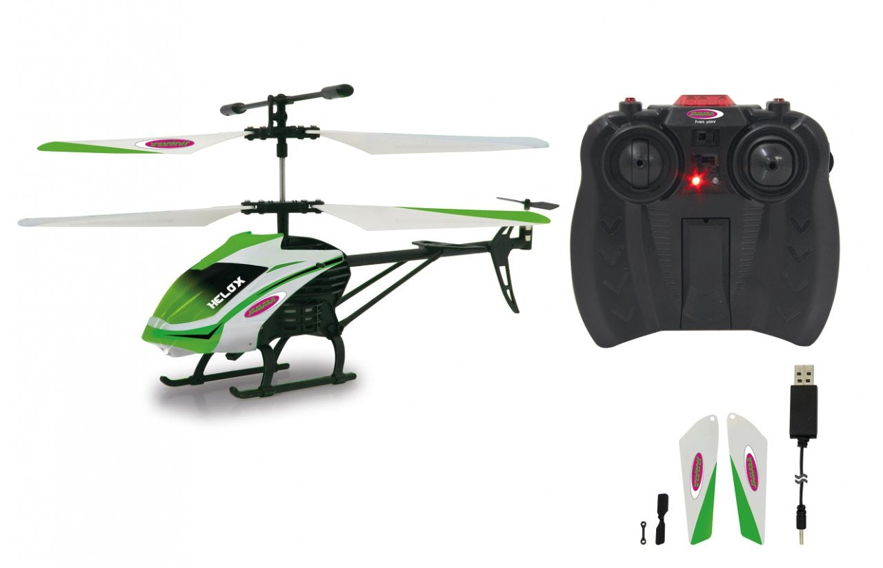 Jamara Helikopter Helox 3 + 2kanal Gyro,Licht+Demo Ir 12+