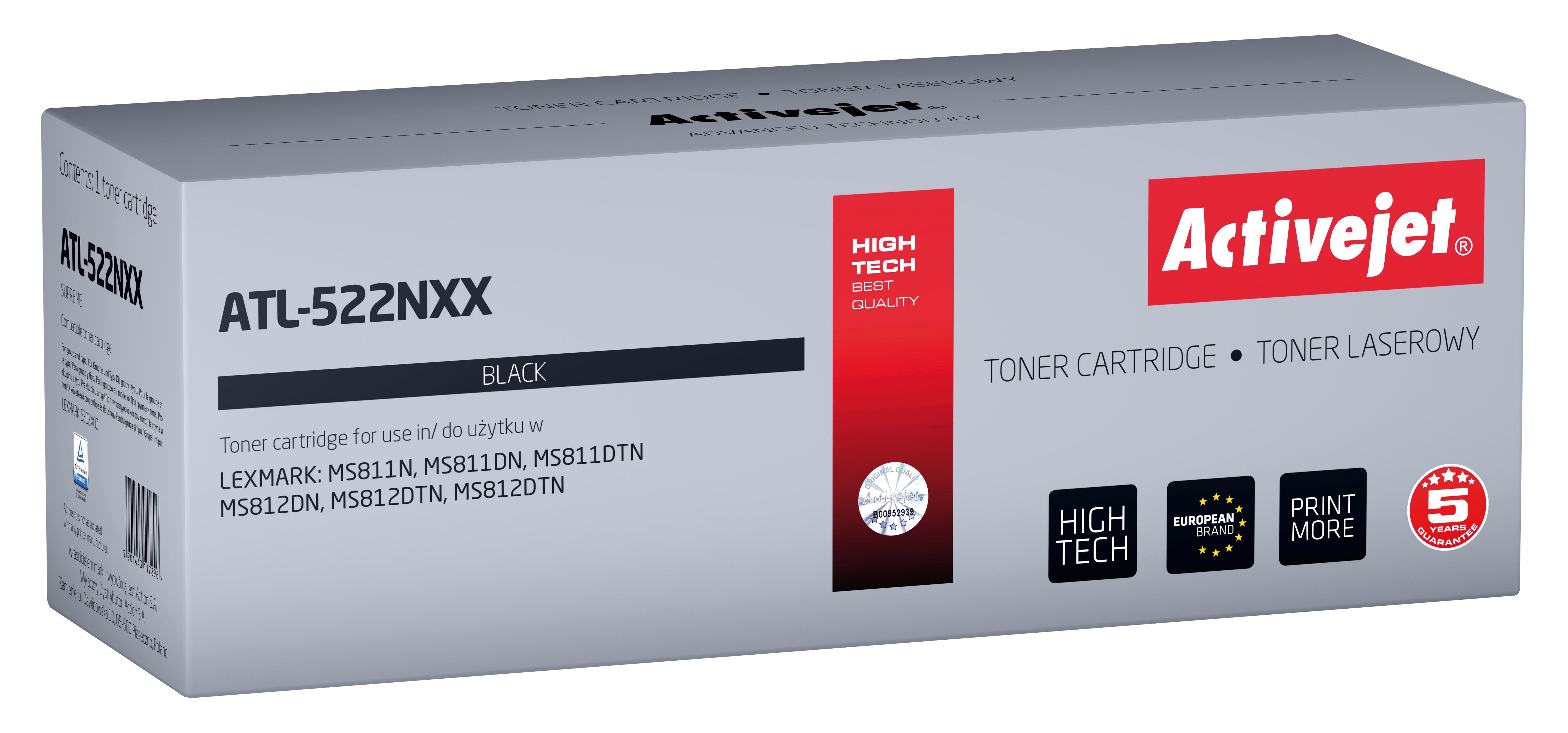EAN 5901443117896 - Activejet ATL-522NXX cartucho de tóner 1 pieza(s) Compatible imagen 1