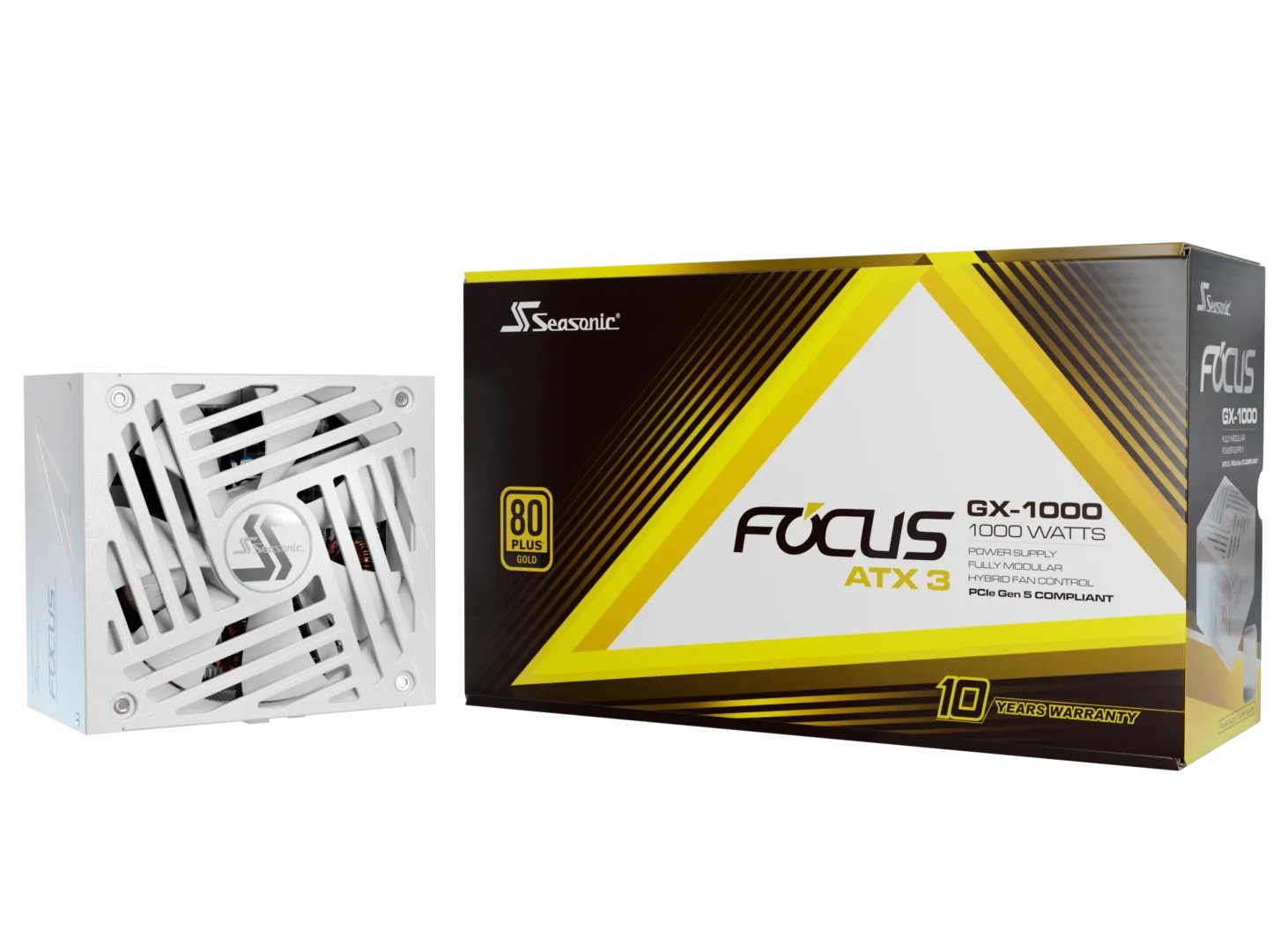 EAN 4711173878551 - Seasonic Focus GX-1000 unidad de fuente de alimentación 1000 W 20+4 pin ATX ATX Blanco imagen 10