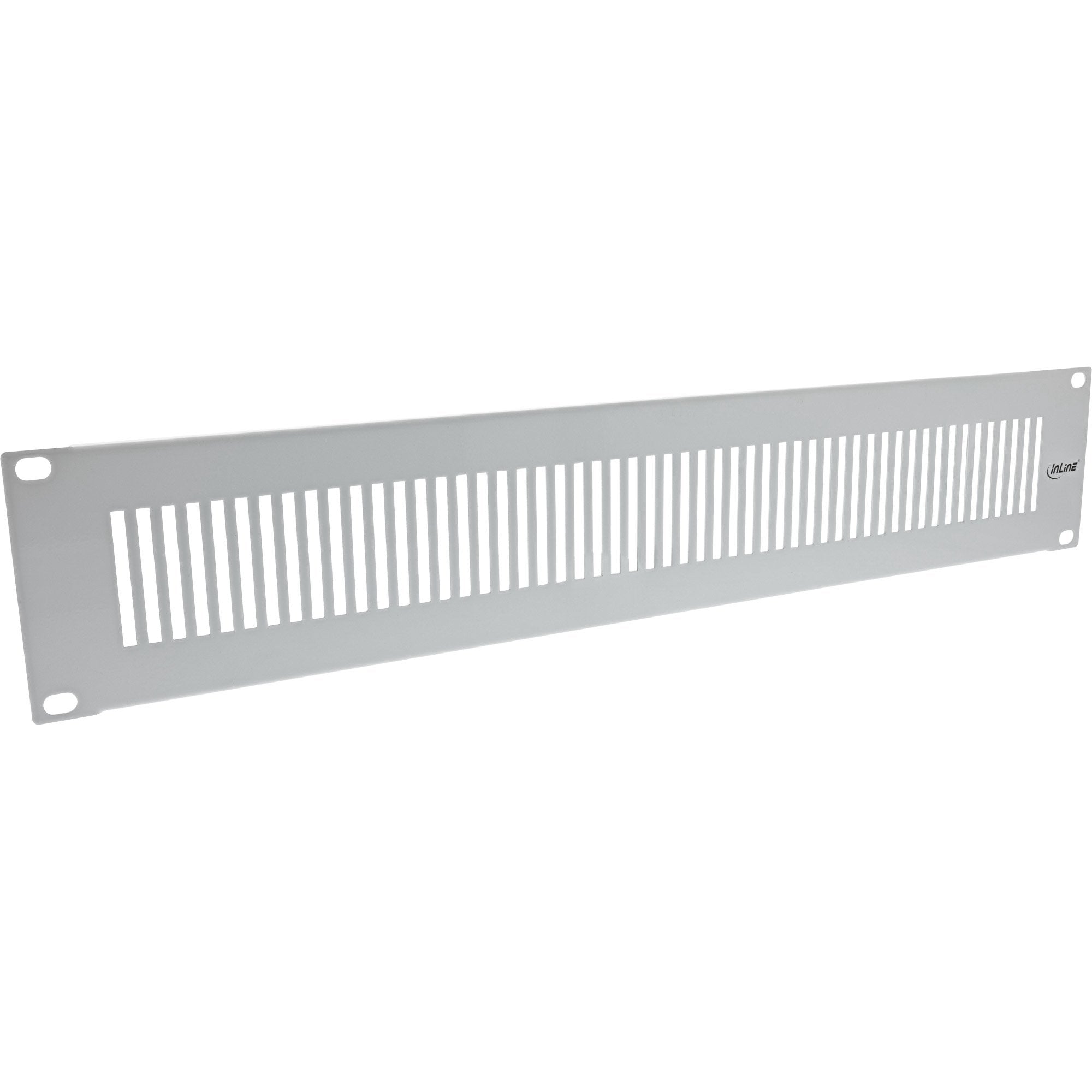 Panel Ciego Inline De 19" Perforado, 1u, Gris Ral 7035