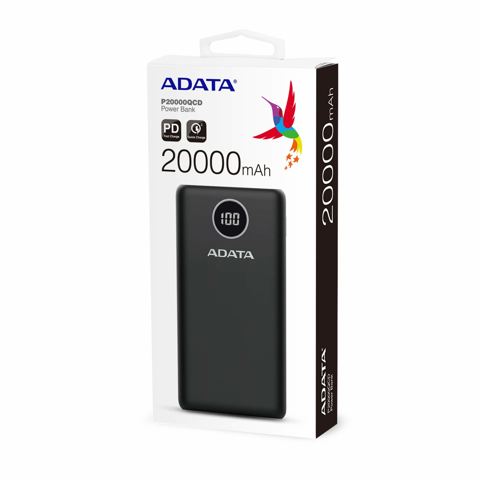 EAN 4710273772103 - ADATA P20000QCD Polímero de litio 20000 mAh Blanco imagen 6