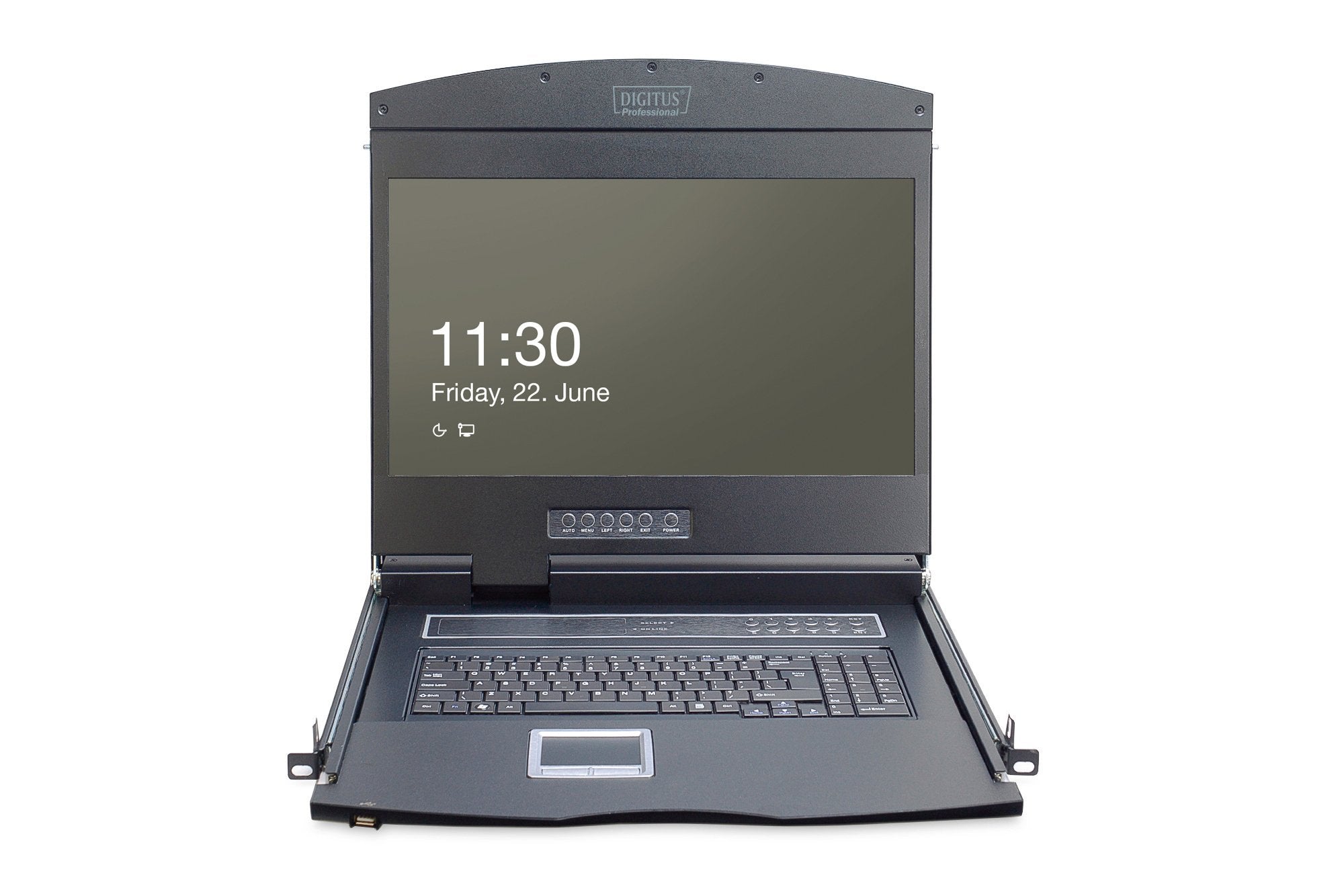 Digitus Ds-72211 Consola De Rack 48,3 Cm (19") 1366 X 768 Pixeles Negro 1u