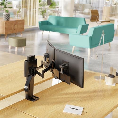 EAN 0698833083804 - Ergotron TRACE 45-631-224 soporte para monitor 68,6 cm (27") Escritorio Negro imagen 5