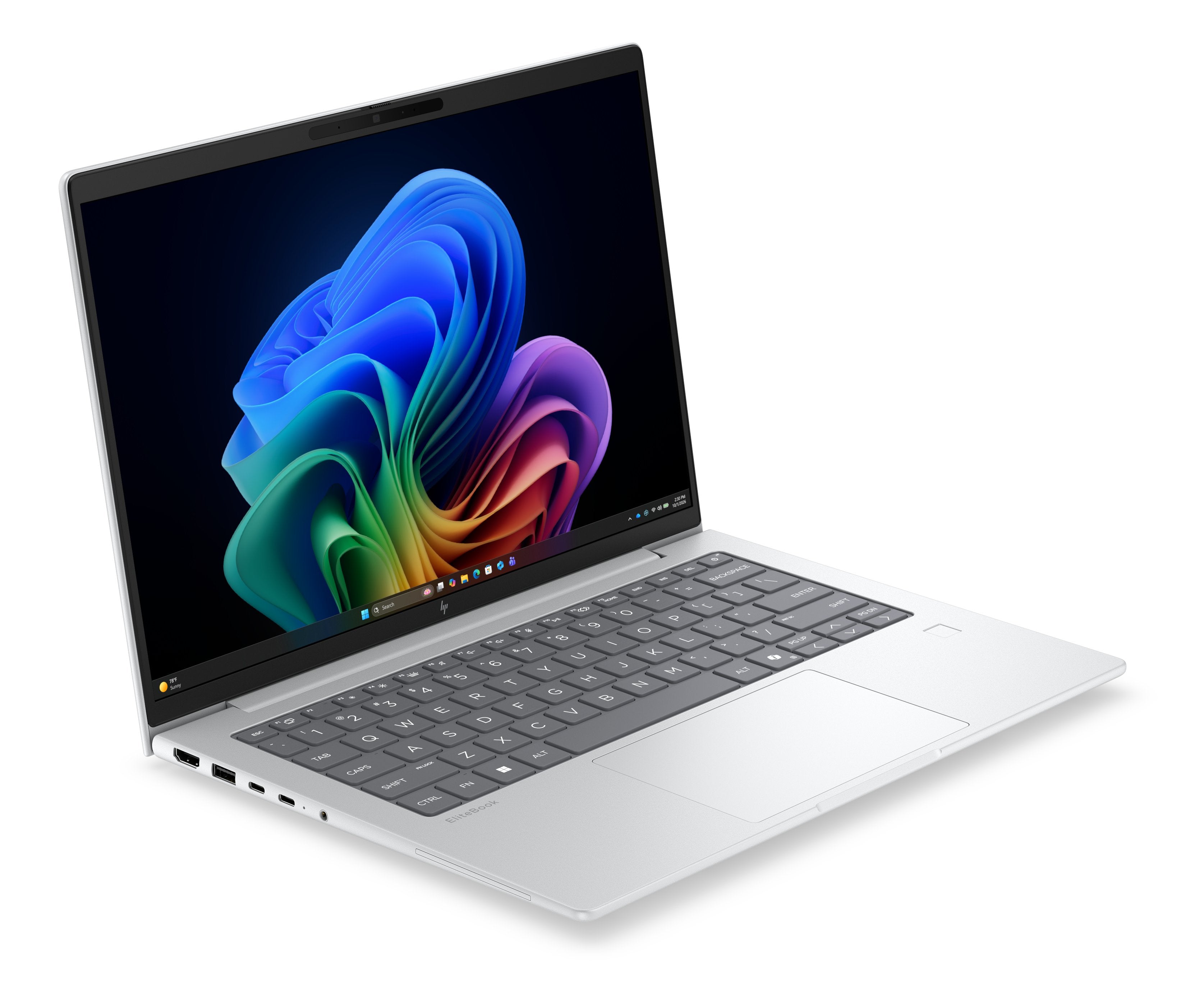 Hp Elitebook 6 G2q Notebook Next Gen Ai Copilot+ Pc Snapdragon X2 Plus X2p-64-100 / Hasta 4.04 Ghz Win 11 Pro Qualcomm Adreno 32 Gb Ram 512 Gb Ssd Nvme 14" Ips 1920 X 1200 Ethernet Wi-Fi 7 Bluetooth 6.0 Plata Glaciar Kbd: Español