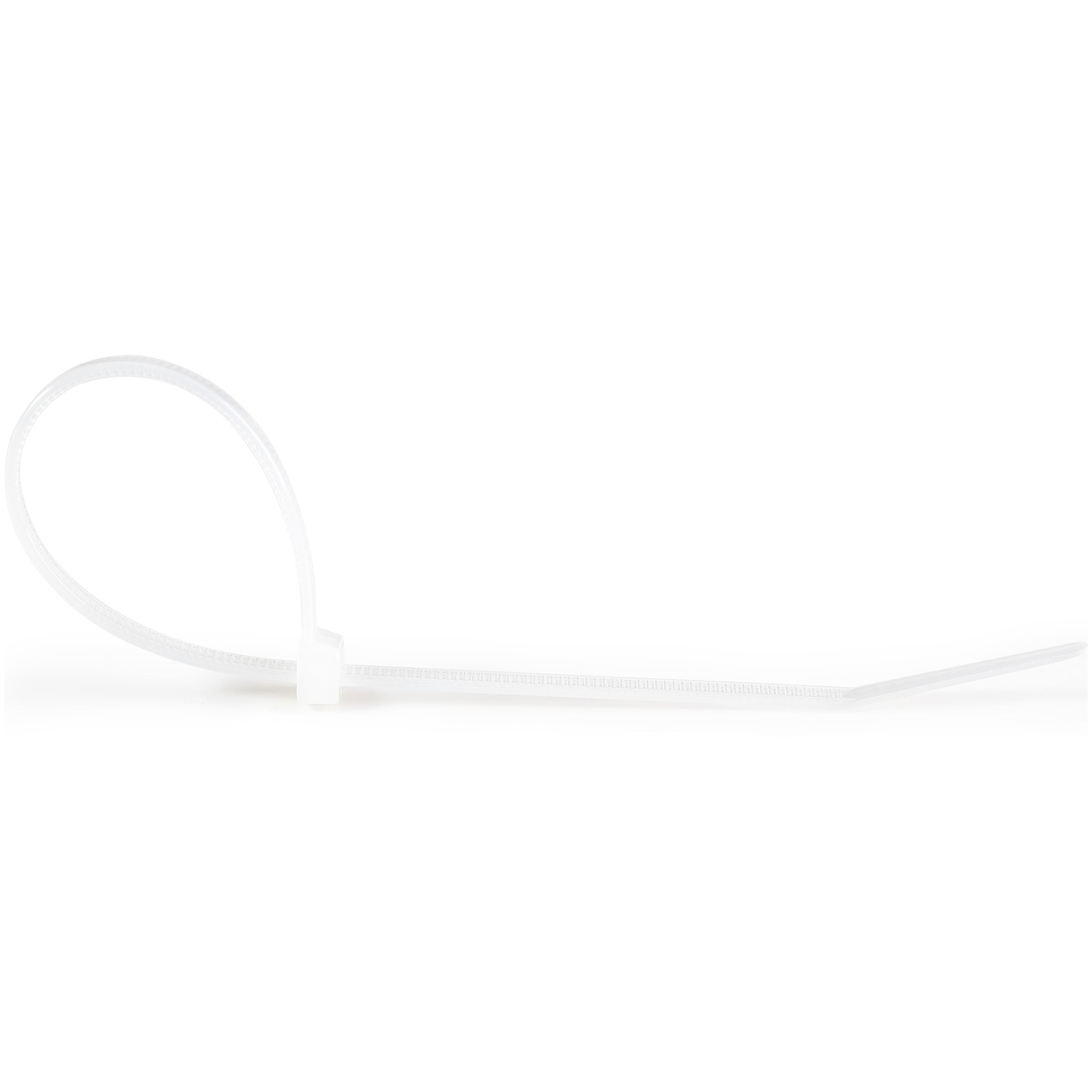 EAN 0065030890694 - StarTech.com CBMZT10NK presilla Brida reutilizable Nylon, Plástico Blanco 1000 pieza(s) imagen 2