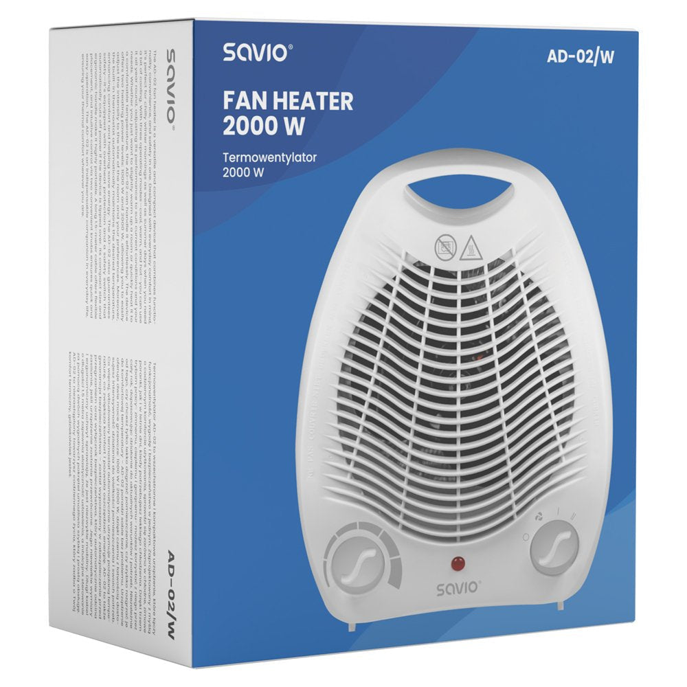 Savio Ad-02 W Ventilador Blanco