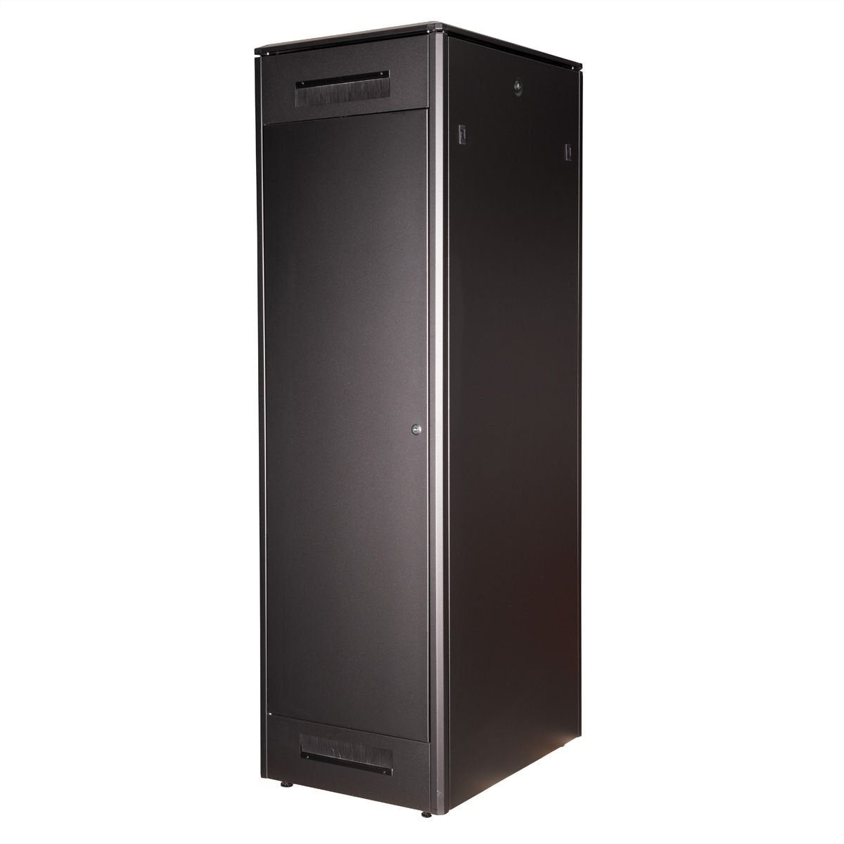 Roline 19-Zoll Netzwerkschrank Pro 47 He, 600x800 Bxt Glastr Schwarz