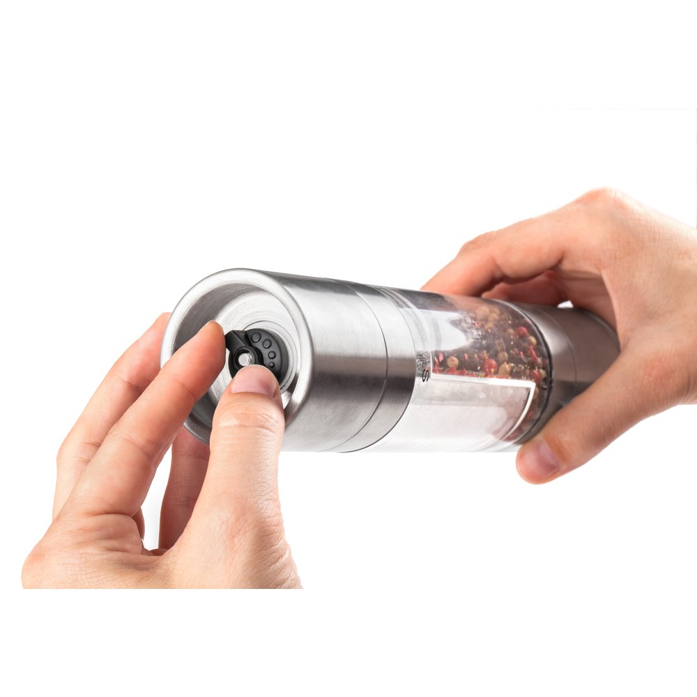 EAN 8590669180035 - Lamart LT7014 molinillo de especias Molinillo para sal y pimienta Acero inoxidable, Transparente imagen 4