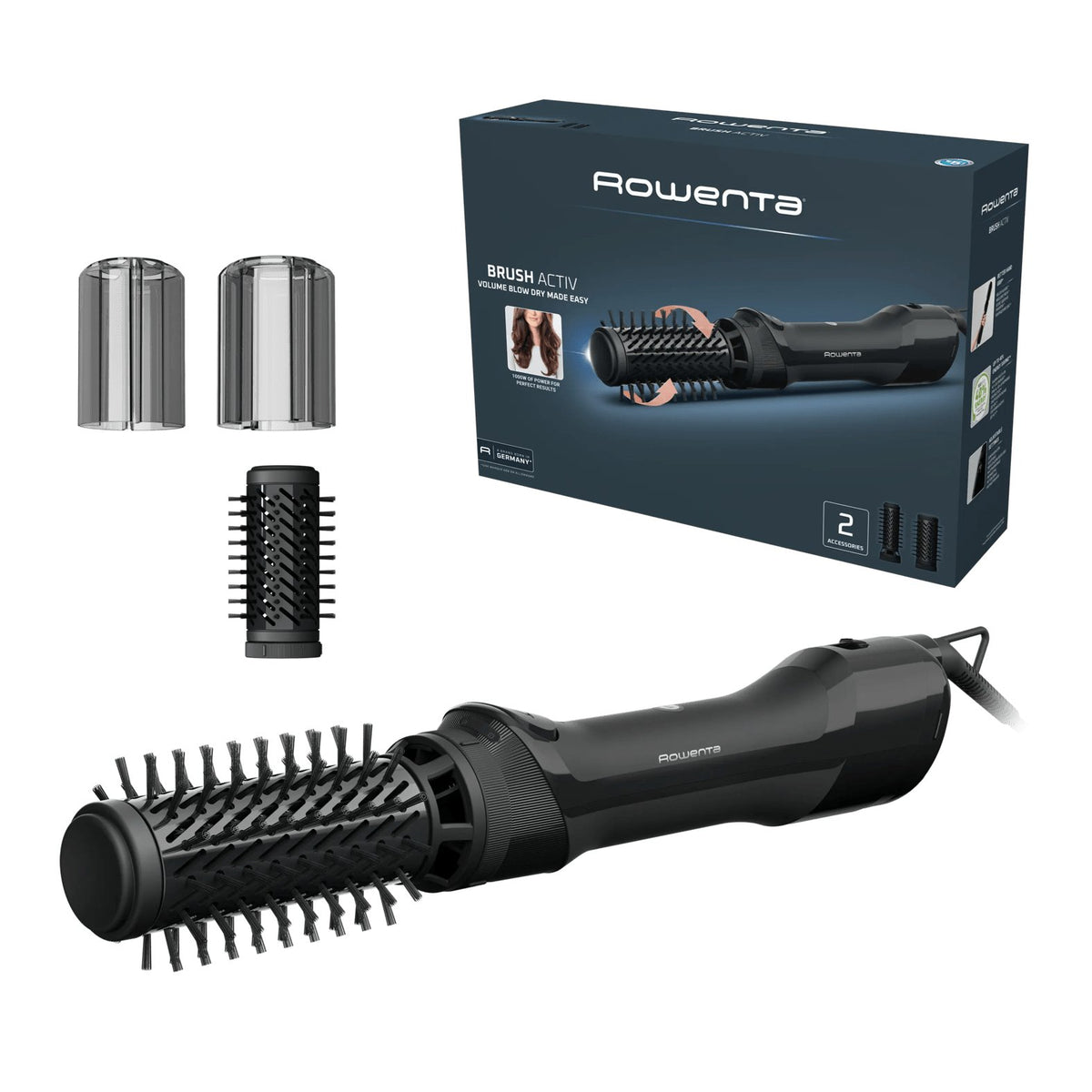 EAN 3121040092330 - Rowenta Brush Activ UB9520 Cepillo de aire caliente Caliente Negro 1000 W imagen 4